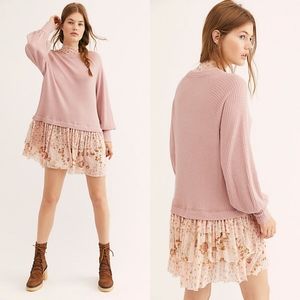 NWT Free People Opposite Attraction Mini Dress